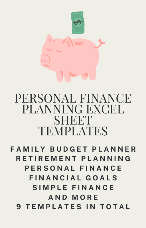 Personal Finance Planning Excel Sheet Templates - Download Delight