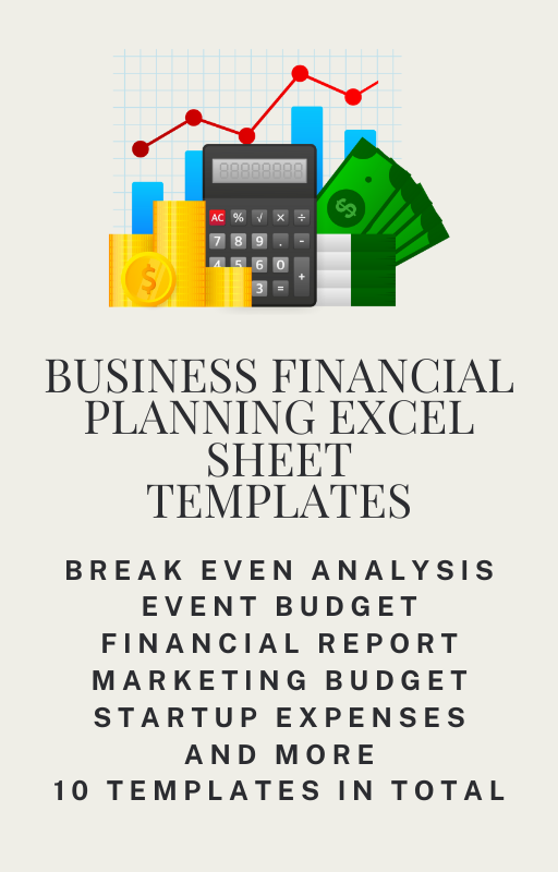 Business Finance Planning Excel Sheet Templates - Download Delight