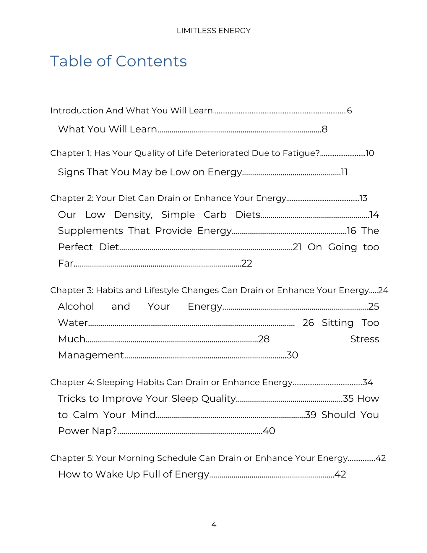 Limitless Energy PDF Ebook How to Naturally Boost Your Energy Levels - Download Delight