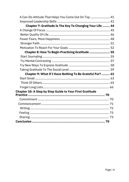 Gift of Gratitude PDF Ebook How to be Grateful - Download Delight